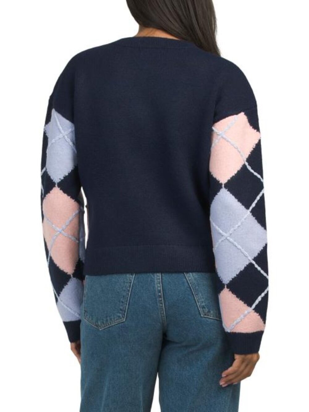 ENGLISH FACTORY Argyle Sweater - Picture 2 of 3